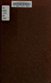 Front cover of The Barretts of Wimpole Street by Besier, Rudolf