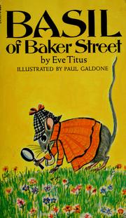 Front cover of Basil of Baker Street by Eve Titus