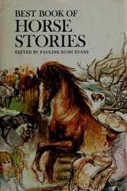 Cover of Best book of horse stories by Pauline Rush Evans