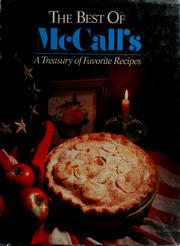 Front cover of The Best of McCall's by Unknown