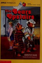 Front cover of The Bears Upstairs by Dorothy Haas
