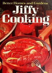 Front cover of Better homes and gardens jiffy cooking. by Unknown