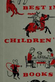 Cover of Best in children's books. by Nelson Doubleday, Inc