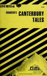 Front cover of Canterbury tales by Bruce Nicoll