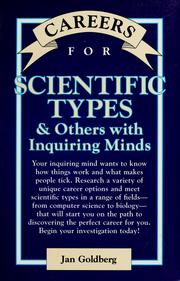 Cover of Careers for scientific types & others with inquiring minds by Jan Goldberg