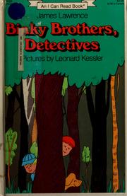 Front cover of Binky Brothers, detectives by James Lawrence
