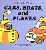 Front cover of Cars, boats, and planes by Ed Emberley