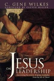 Cover of Jesus on leadership by C. Gene Wilkes