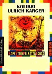 Cover of KopfSteinPflasterEchos by Ulrich Karger