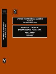 Front cover of New challenges to international marketing by Rudolf R. Sinkovics