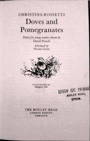 Cover of Doves and Pomegranates by Christina Georgina Rosetti