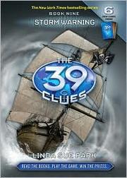 Cover of Storm Warning (The 39 Clues #9) by Linda Sue Park