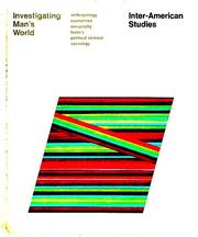 Front cover of Investigating Man's World by Paul R. Hanna
