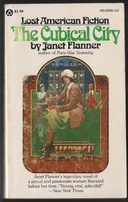 Cover of The cubical city by Janet Flanner