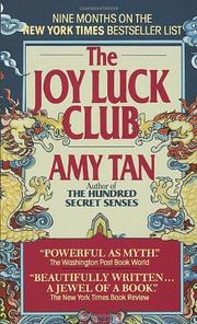 Front cover of The Joy Luck Club by Amy Tan