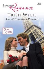 Cover of The millionaire's proposal by Trish Wylie