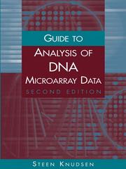 Cover of Guide to analysis of DNA microarray data by Steen Knudsen