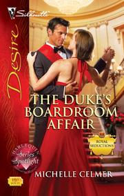 Front cover of The Duke's Boardroom Affair by Michelle Celmer