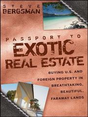 Cover of Passport to exotic real estate by Steve Bergsman