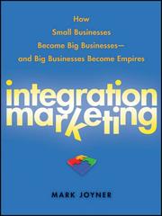 Cover of Integration marketing by Mark Joyner