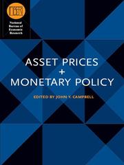 Cover of Asset Prices and Monetary Policy (National Bureau of Economic Research Conference Report) by John Y. Campbell