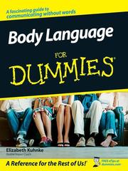 Cover of Body language for dummies by Elizabeth Kuhnke