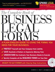 Front cover of Most valuable business legal forms you'll ever need by Ray, James C.