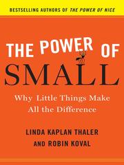 Cover of The power of small by Linda Kaplan Thaler