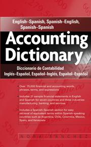 Cover of Accounting dictionary by Nora Sanchez