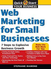 Cover of Web marketing for small businesses by Stephanie Diamond
