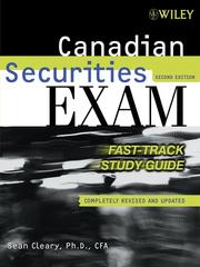 Front cover of Canadian securities exam by W. Sean Cleary