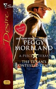 Cover of The Texan's Contested Claim by Peggy Moreland