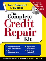 Front cover of The complete credit repair kit by Brette McWhorter Sember