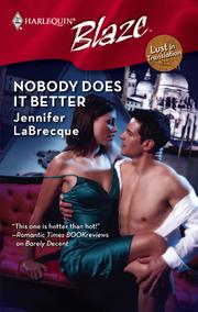 Cover of Nobody Does It Better by Jennifer LaBrecque