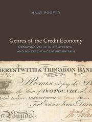 Front cover of Genres of the Credit Economy by Mary Poovey