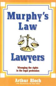 Cover of Murphy's law lawyers by Arthur Bloch