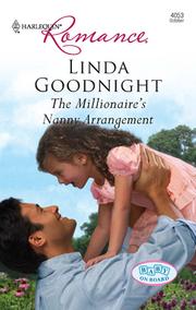 Cover of The millionaire's nanny arrangement by Linda Goodnight