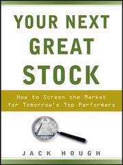 Cover of Your next great stock by Jack Hough