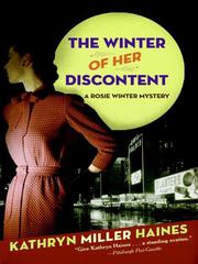 Front cover of The Winter of Her Discontent by Kathryn Miller Haines