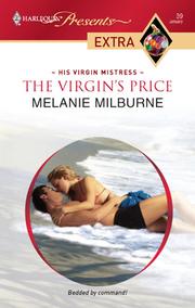 Front cover of The virgin's price by Melanie Milburne