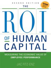 Front cover of The ROI of human capital by Jac Fitz-enz