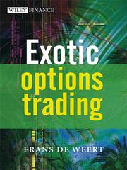 Cover of Exotic options trading by Frans De Weert