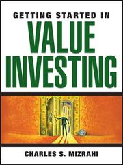 Cover of Getting started in value investing by Charles Mizrahi