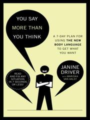 Cover of You say more than you think by Janine Driver