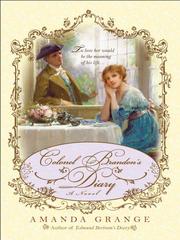 Cover of Colonel Brandon's diary by Amanda Grange