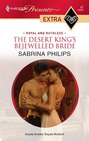 Cover of The desert king's bejewelled bride by Sabrina Philips