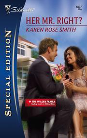 Cover of Her Mr. Right? by Karen Rose Smith