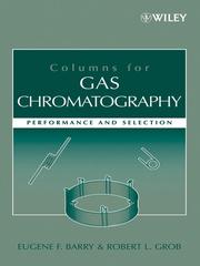 Cover of Columns for gas chromatography by Eugene F. Barry