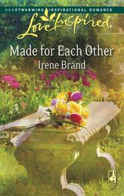 Front cover of Made for Each Other (Love Inspired #448) by Irene B. Brand