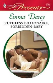 Front cover of Ruthless Billionaire, Forbidden Baby by Emma Darcy